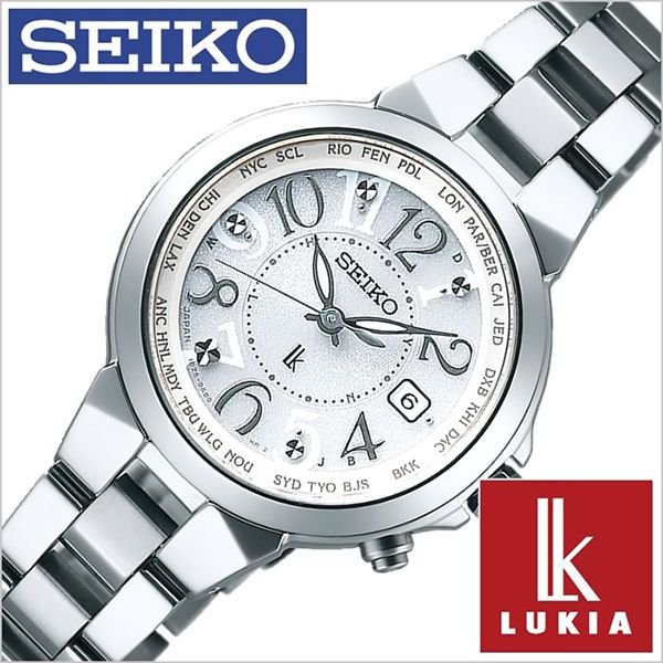 SEIKO LUKIA ラッキーパスポート SSQV001 （ホワイト） LUKIA レディースウォッチの商品画像