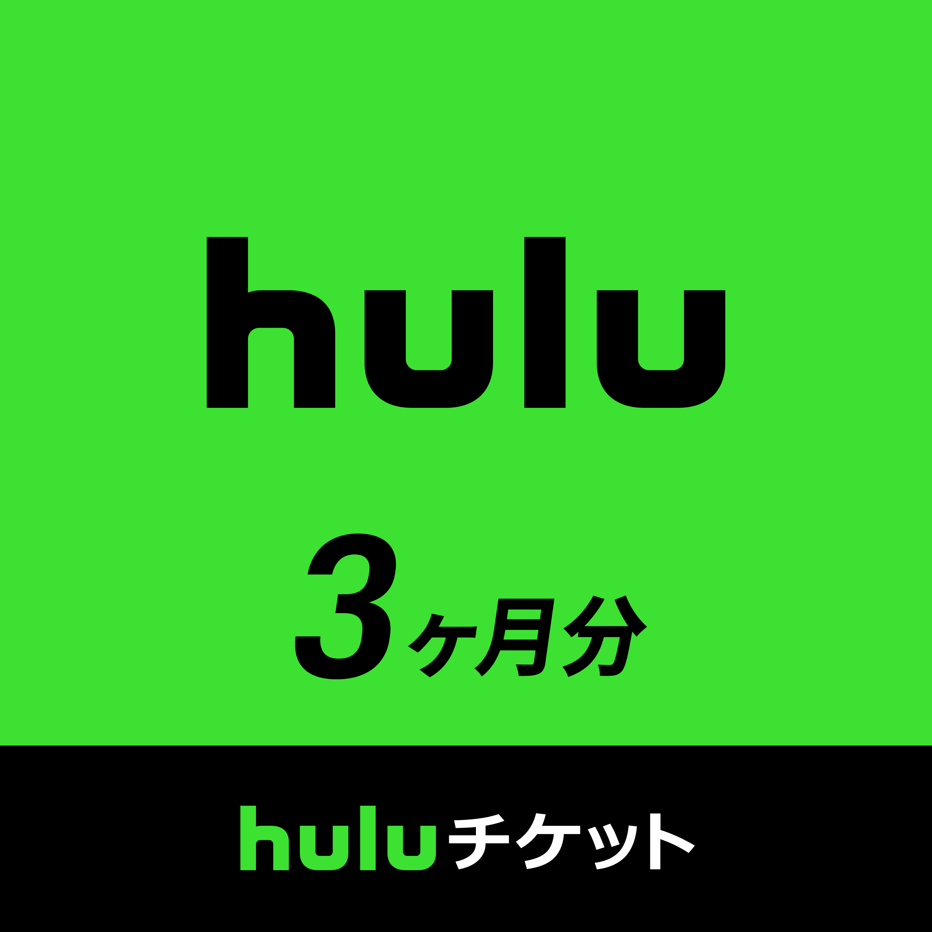 Hulu ticket 3 months minute 