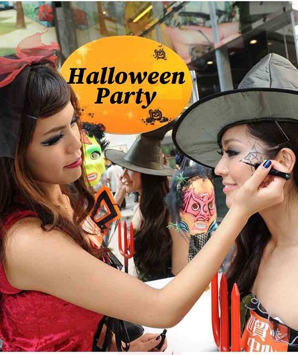  free shipping fancy dress for make-up Palette 6 color Halloween make-up set cosplay horror body paint Event 910812