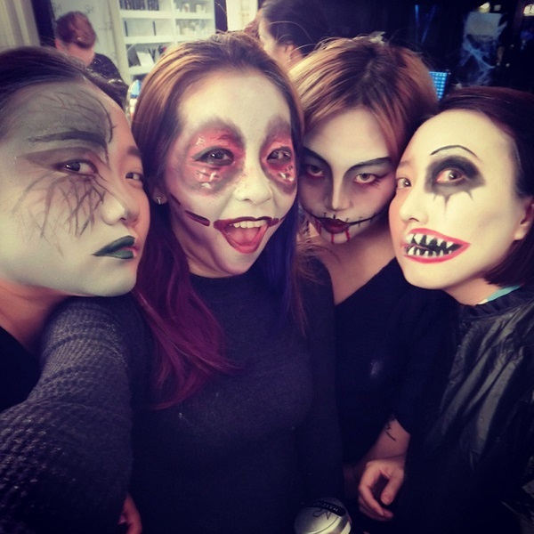  free shipping fancy dress for make-up Palette 6 color Halloween make-up set cosplay horror body paint Event 910812