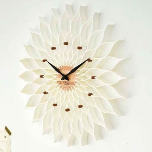 インターフォルム Leffard 壁掛け時計 CL-9903（ナチュラル） 掛け時計