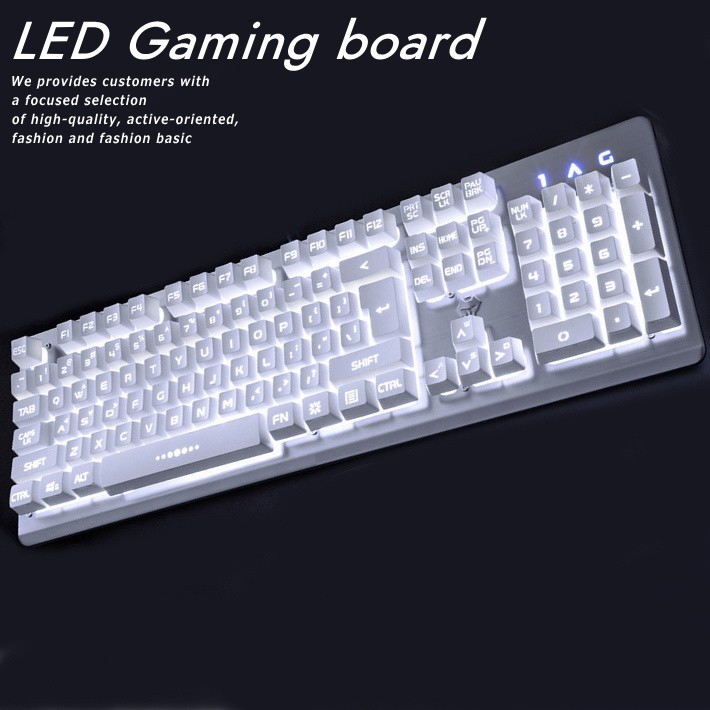 ゲーミングキーボード メカニカルキーボード 青軸 ゲーム Led バックライト Usb 104キー 有線 送料無料 Ali 7992148 シルバー ホワイト 190818 7992148 Hype 通販 Yahoo ショッピング