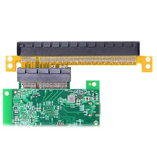 Cablecc PCI-E Express 4x to 16xek stain da- converter riser card adaptor male - female 