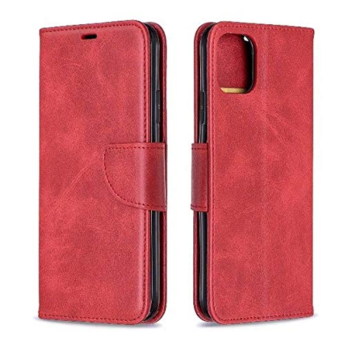 i PhoneXs max notebook type case red strengthen glass & touch pen attaching 364-3-2