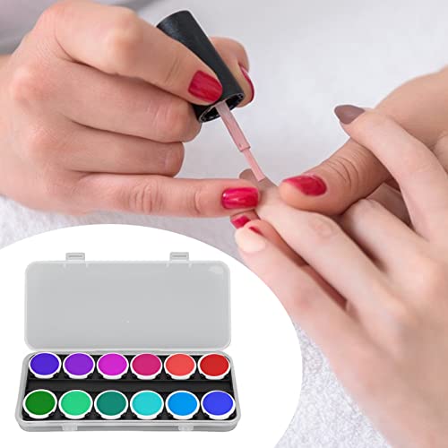  nail art Palette, nail art tool,ABS nail color mixing case,nei list therefore. universal Home 