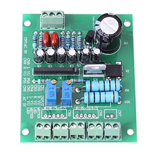 Dovhmoh DC9-12 Revell audio meter Driver board DB level meter amplifier ICBA6138 both sides circuit basis board 