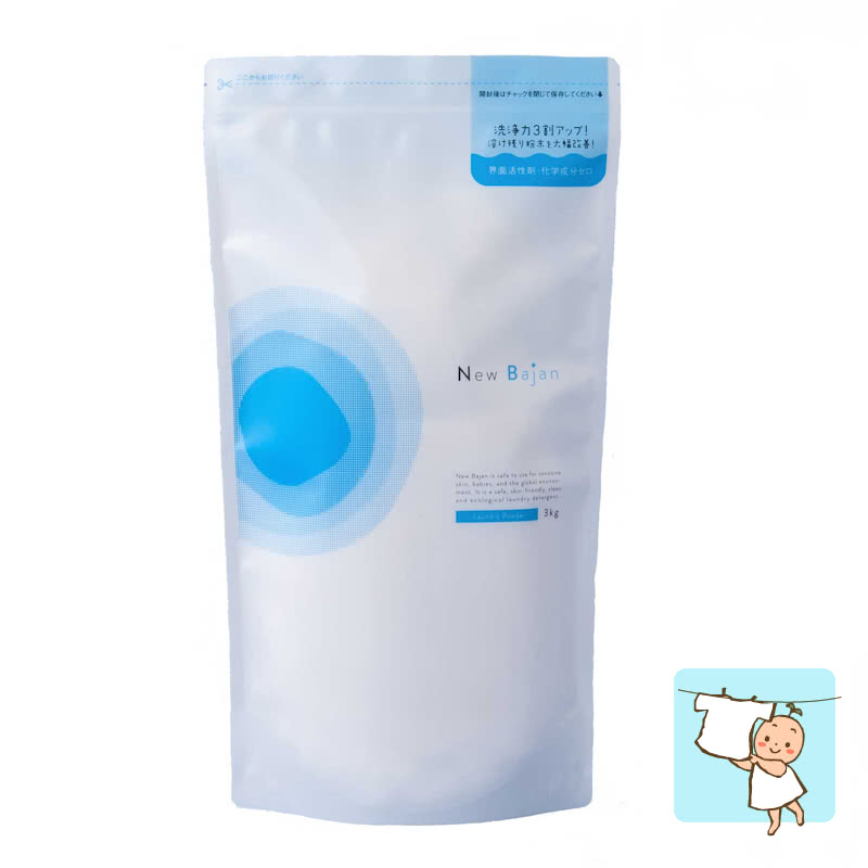 ライトウェーブ ニューバジャン 3kg×1個 粉末洗剤の商品画像