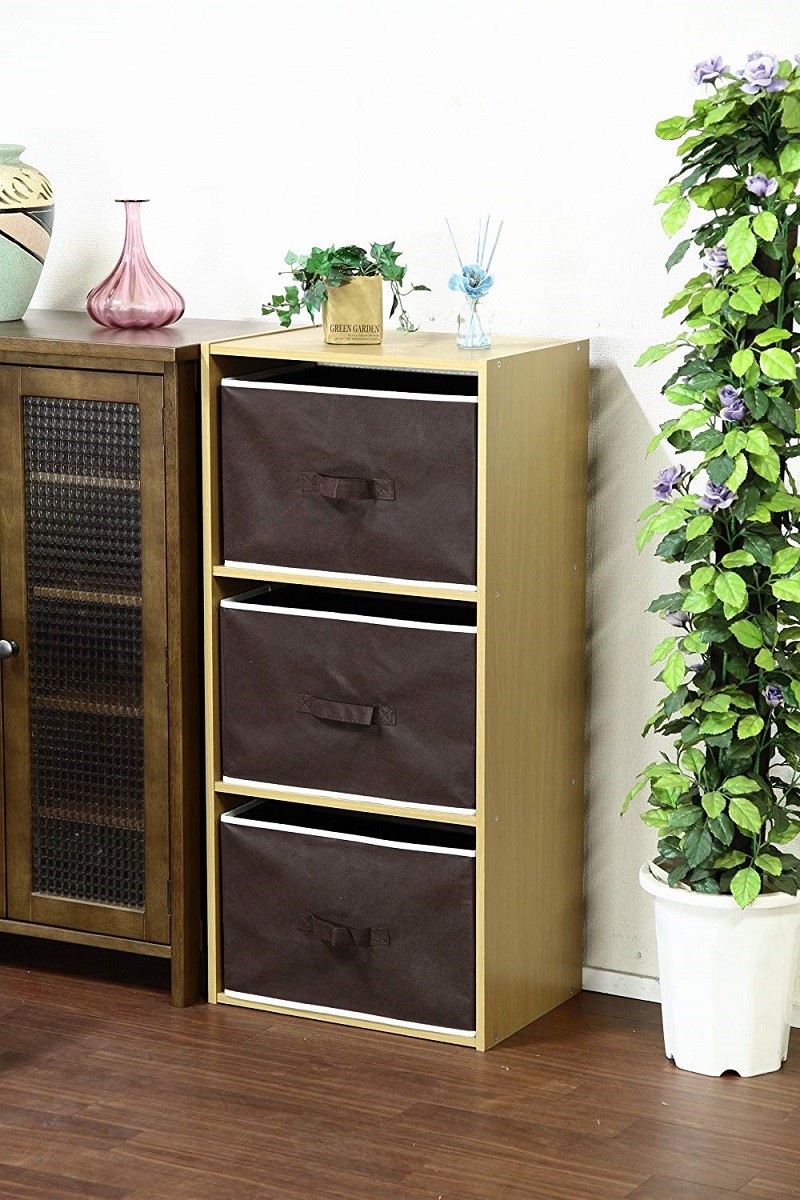  нетканый материал производства внутренний box 3 шт. комплект Brown HH-3SET-BR 78446