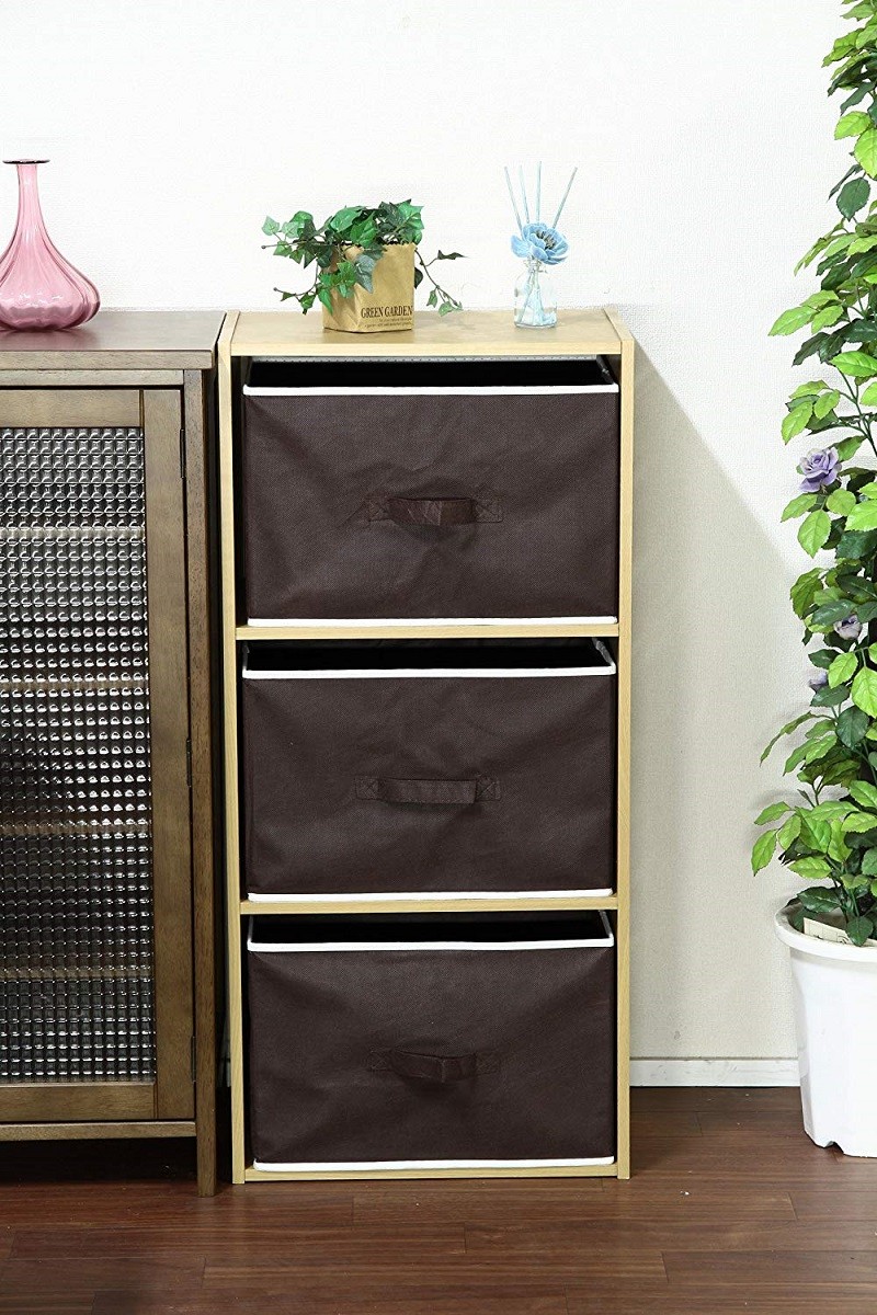  нетканый материал производства внутренний box 3 шт. комплект Brown HH-3SET-BR 78446