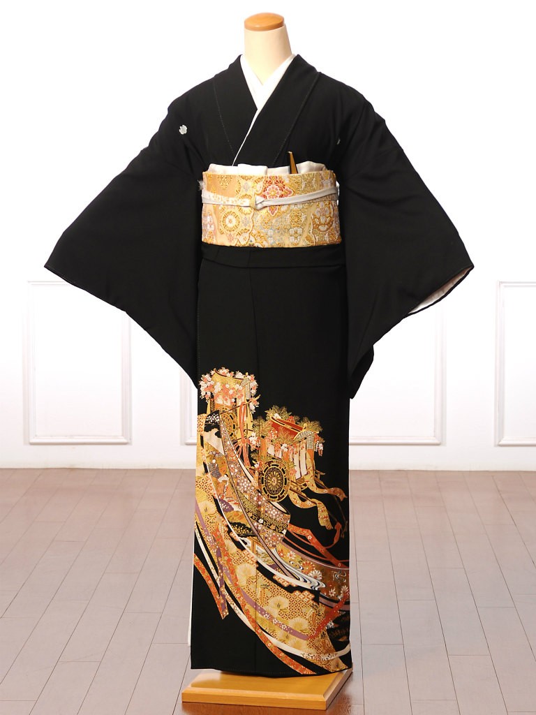  tomesode в аренду кимоно куротомэсодэ полный комплект . место машина .. свадьба Edo .. родители 