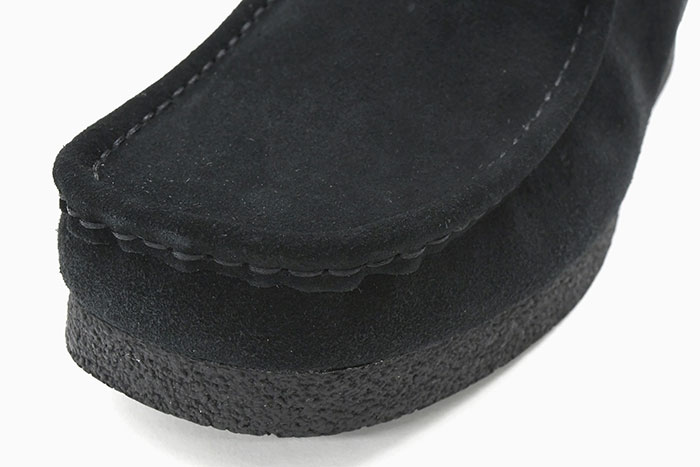  Clarks ботинки CLARKS мужской мужской wala Be Evo ботинки Black Suede ( Wallabee EVO BT BOOTS мокасины 26172823 )