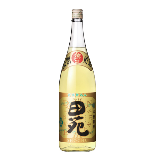 田苑酒造 麦焼酎 田苑 金ラベル 25度 1800mlびん 1本 焼酎 麦焼酎 - 最