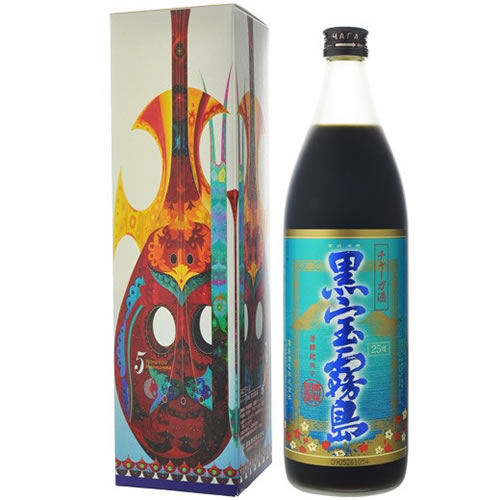 霧島酒造 芋焼酎 チャーガ酒 黒宝霧島 25度 900ml 芋焼酎 - 最安値