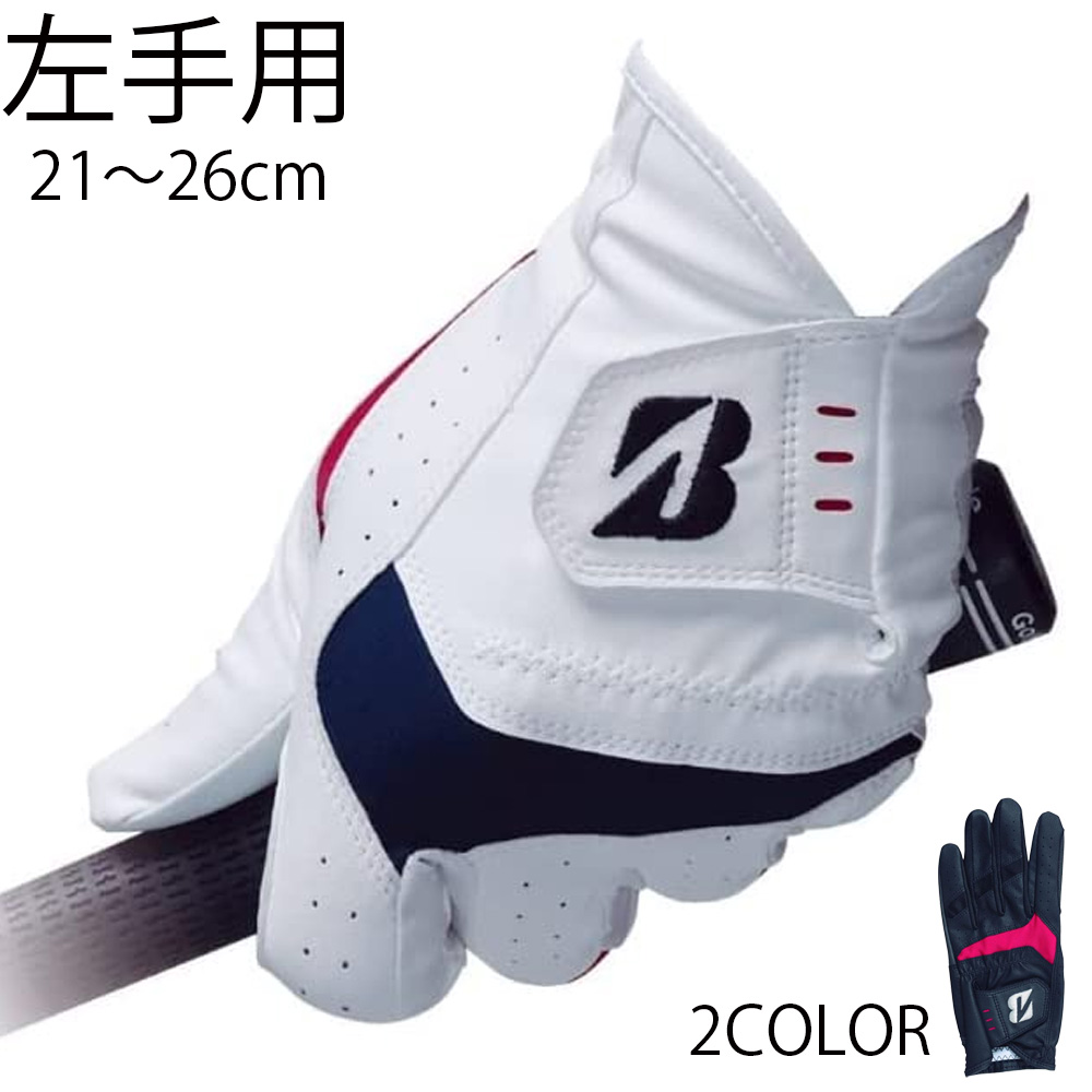  Golf перчатка BRIDGESTONE Bridgestone мужской женский Golf перчатка Golf перчатки GLG24 белый чёрный белый черный 