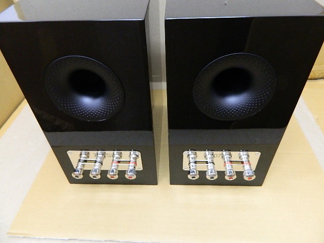  free shipping exhibition goods ( unused ) Bowers &amp; Wilkins 707 S3 [ gloss * black ] pair 2 ps book shelf type speaker 