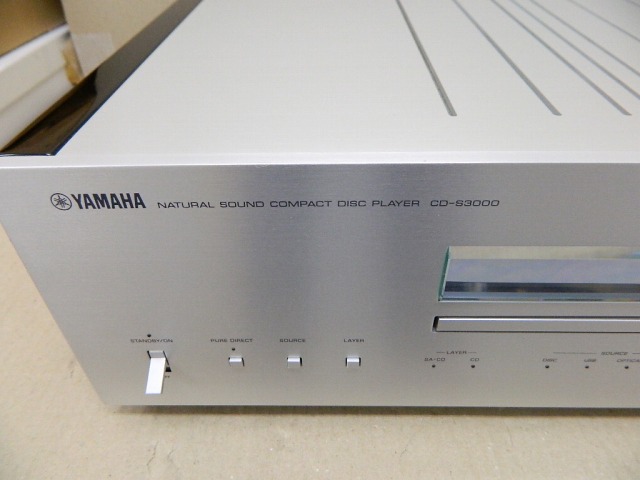  free shipping exhibition goods ( unused ) regular price :47 ten thousand Yamaha CD-S3000 USB DAC installing height performance SACD player 