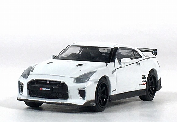 2020 Nissan GT-R ADVAN Racing GT （White Colour Verison） （1/64スケール ダイキャスト NS21GTR99） おもちゃのミニカーの商品画像