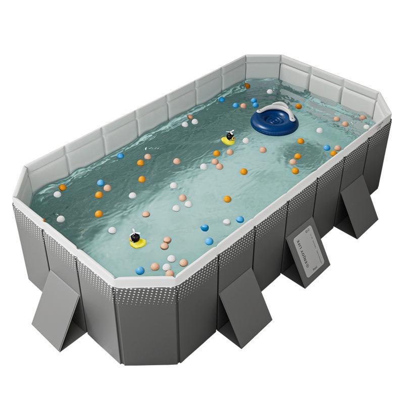 2024 new model main . board attaching folding pool home use vinyl pool pool 3m 2m playing in water large folding type pool Kids pool assembly pool air pump un- necessary pool 