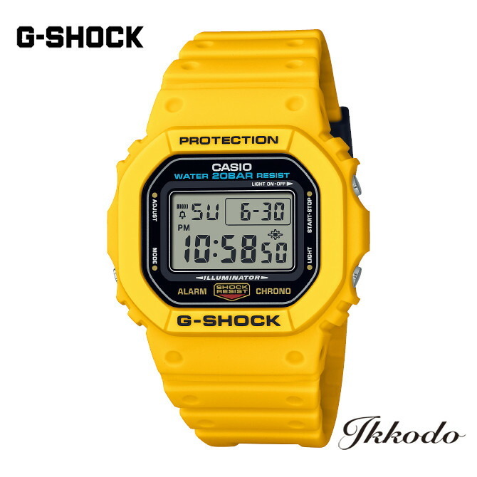 【未使用品】G-SHOCK DW-5600REC-9JF 復刻モデル 廃盤 限定復刻カラー DW-5600REC-9JF 新品未使用 イエロー