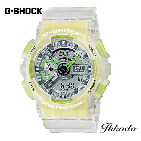 新品・未使用】CASIO G-SHOCK 腕時計 人気のイエロー クリア