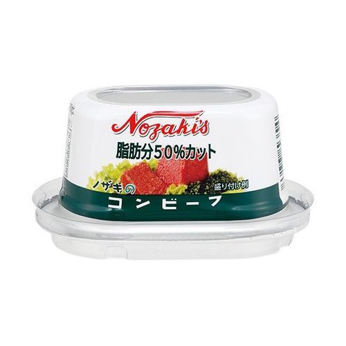 ノザキ 脂肪分50％カットコンビーフ 80g×12缶 缶詰の商品画像