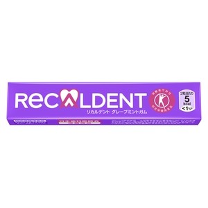 ReCALDENT リカルデント グレープミントガム ボトル 140g×1個 特定保健