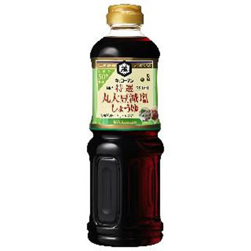 キッコーマン 特選丸大豆減塩しょうゆ ペットボトル 750ml × 6本の商品画像