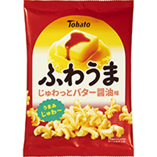 東ハト 東ハト ふわうま じゅわっとバター醤油味 56g×12袋 スナック菓子の商品画像