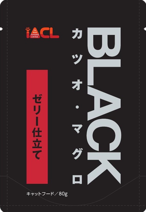 イトウアンドカンパニーリミテッド(ペット用品) ブラック/BLACK カツオ・マグロ ゼリー仕立て 80g×112個 猫缶、ウエットフードの商品画像