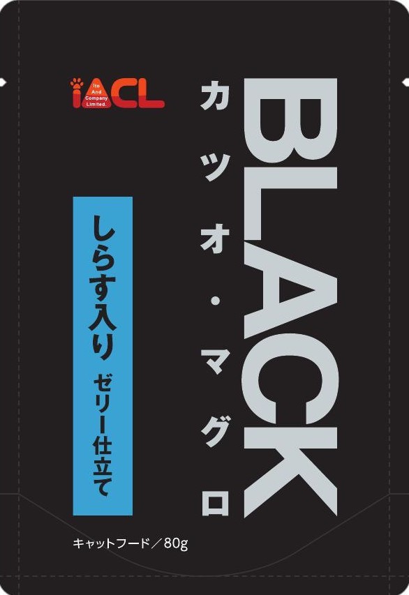 イトウアンドカンパニーリミテッド(ペット用品) ブラック/BLACK カツオ・マグロ しらす入り ゼリー仕立て 80g×112個 猫缶、ウエットフードの商品画像