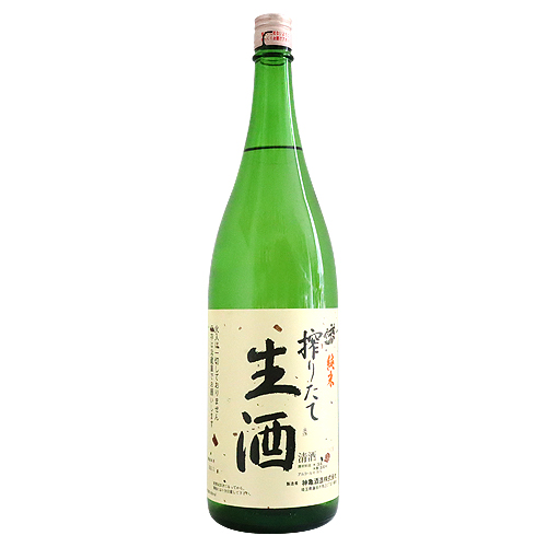 神亀酒造 神亀 純米搾りたて生酒 1800mlびん 1本 日本酒 純米酒 - 最安値・価格比較 - Yahoo!ショッピング