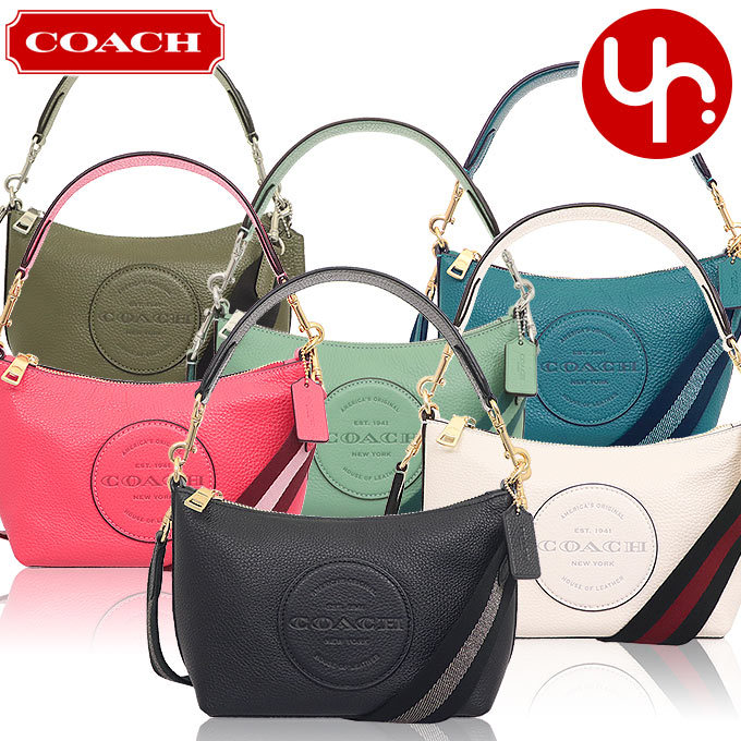 コーチ COACH バッグ ショルダーバッグ FC2829 C2829 ペブルド レザー COACH ロゴ パッチ デンプシー クロスボディー  アウトレット レディース