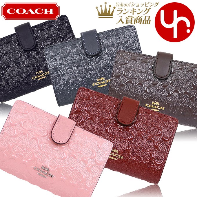 コーチ COACH 財布 二つ折り財布 F25937 2018 新作 デボスド