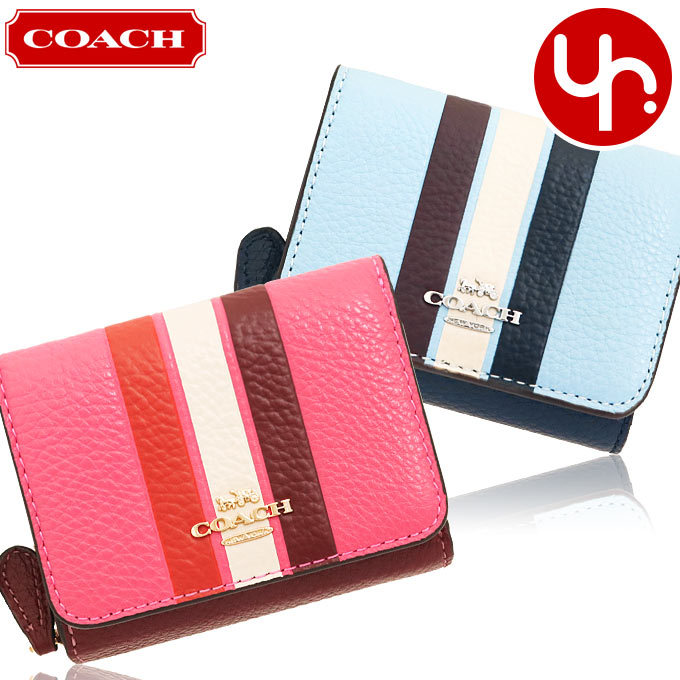 コーチ COACH 財布 三つ折り財布 FC4525 C4525 カラーブロック  