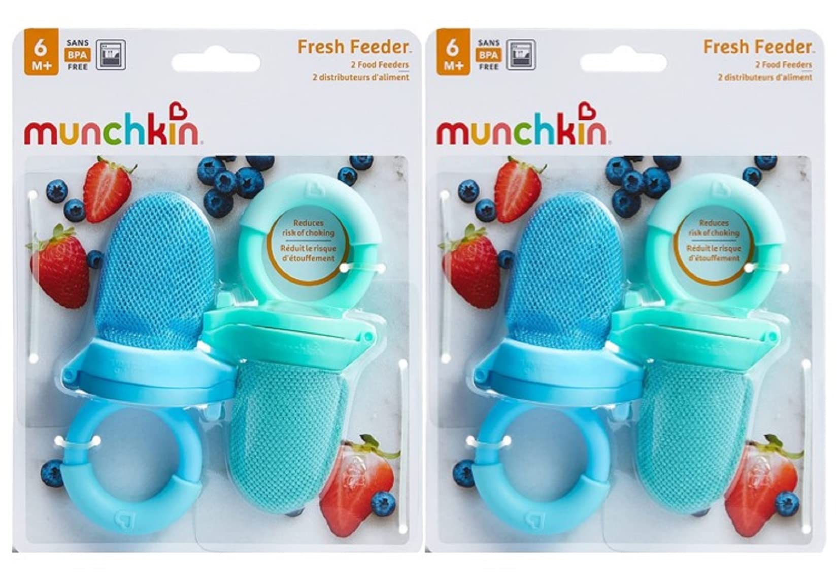 Munchkin Fresh Food Feeder, Colors May Vary,2 packs(4 feeders to параллель импортные товары 