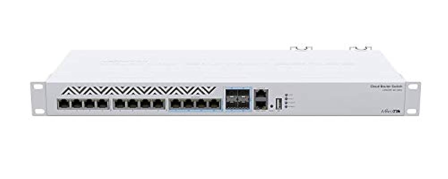 MikroTik CRS312 4C+8XG RM MikroTik 12 Port 10G Switch with Dual P parallel imported goods 