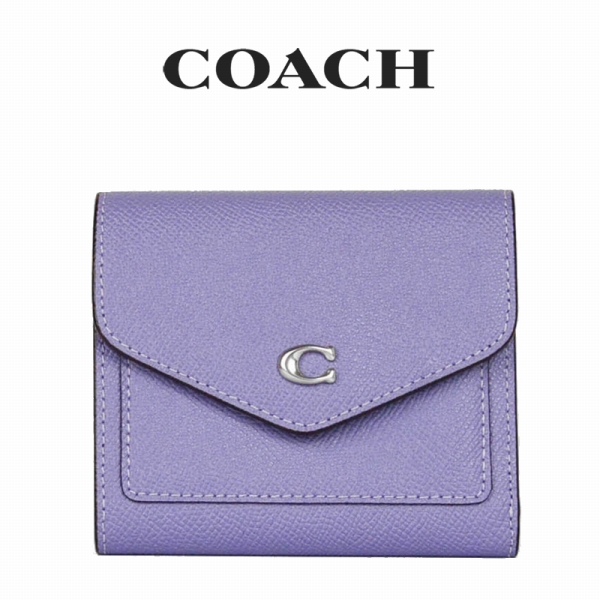 COACH ウィン スモール ウォレット C2328 LHVHM（ライト/バイオレット） レディース二つ折り財布の商品画像