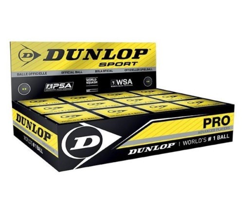 DUNLOP Dunlop Squash мяч DUNLOP SQUASH BALLS коробка 12 штук входит DSQB чёрный импорт версия [ новый товар ]