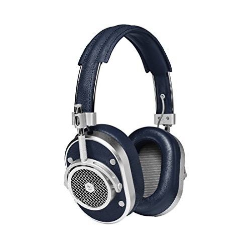 マスター＆ダイナミック MH40 （Silver Metal/Navy Leather） ヘッドホン本体の商品画像