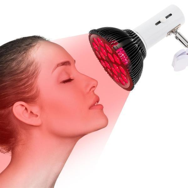  red color light infra-red rays LED lamp 660nm850nm18 LED 54W 141MW Y/ cm2E26E27 skin care .. pain for device length hour .. neck. 