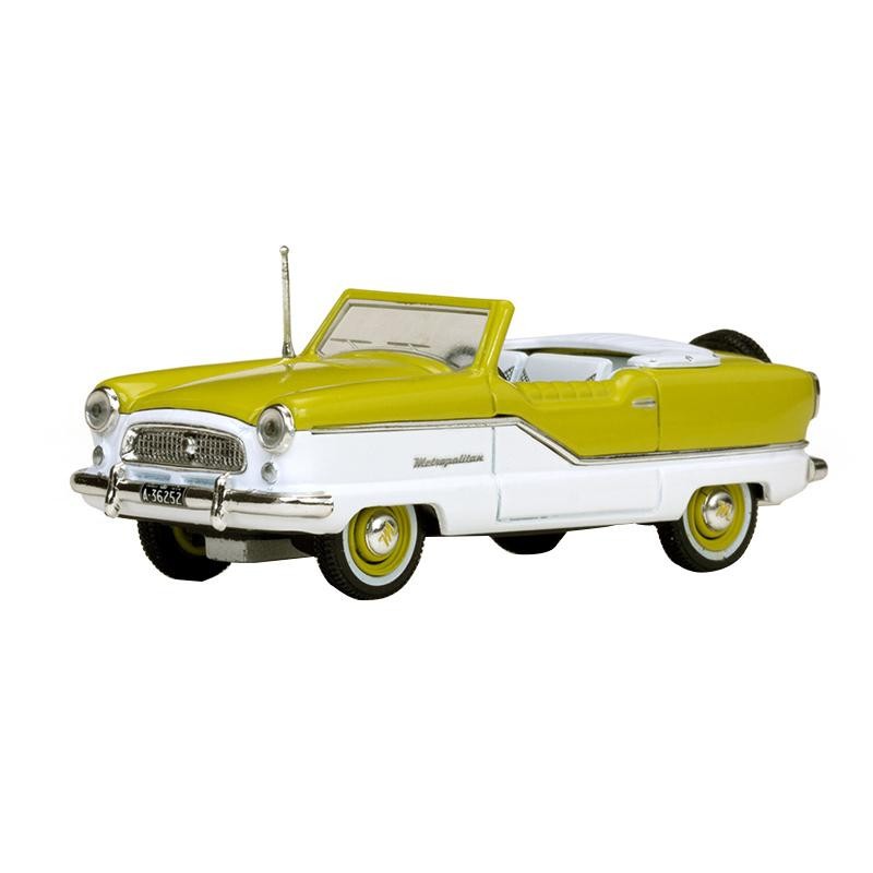 ナッシュ メトロポリタン オープン コンバーチブル 1959 グリーン/ホワイト （1/43スケール 36252） おもちゃのミニカーの商品画像