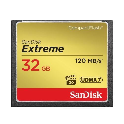 SanDisk CF карта 32GB CompactFlash R:120MB/s SDCFXSB-032G-G46 кошка pohs бесплатная доставка 