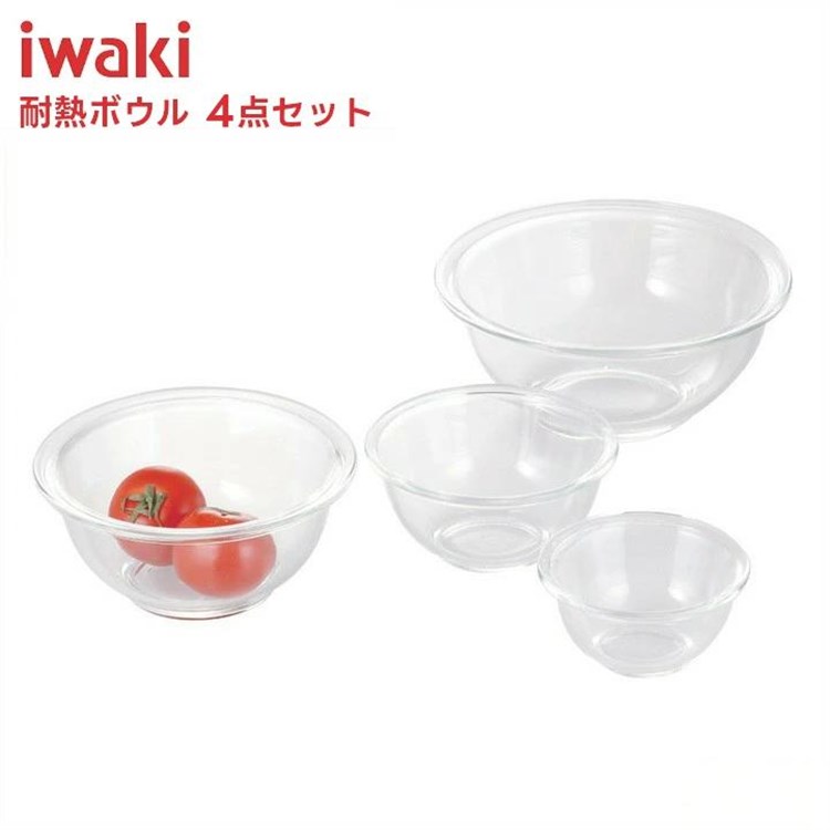 iwaki （イワキ） ボウル4点セット PSC-BO-30Nの商品画像