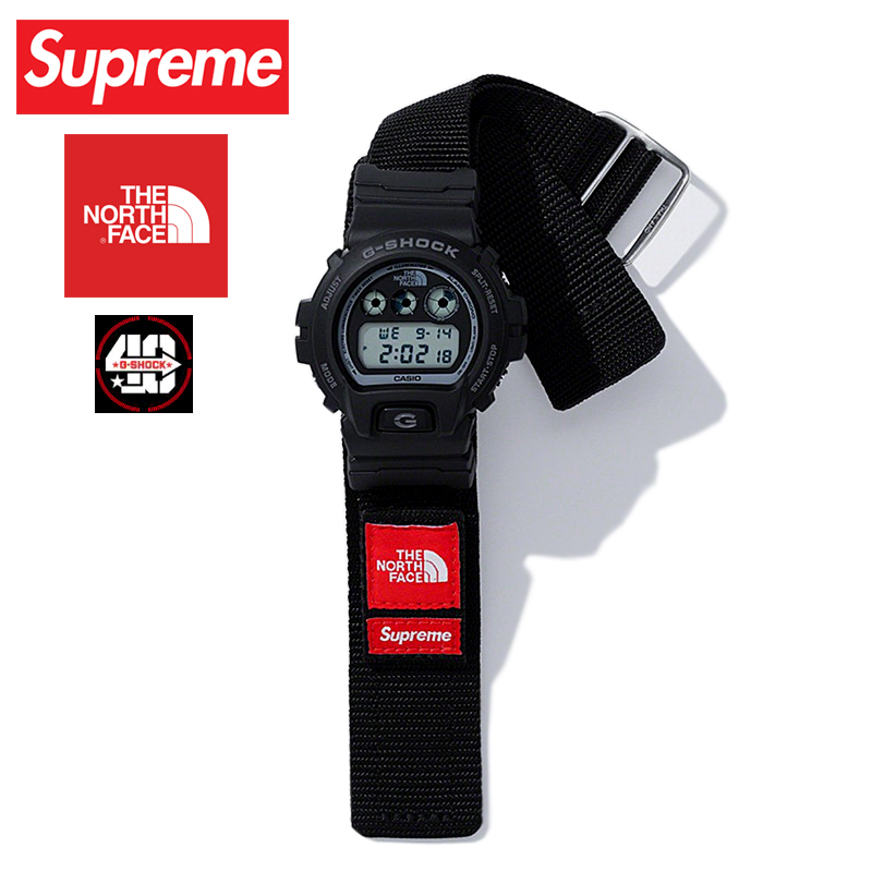 時計 CASIO G-SHOCK DW-6900NS-1JR CASIO G-SHOCK Supreme×THE NORTH FACE DW-6900NS-1JR G-SHOCK メンズ