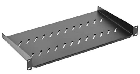 Braveyczc 1U Server Rack Shelf Rack Mount Tray 10" Deep for 19" Network Cabinet and Equipment Rack Universal Vented Rackmount Shelf Mounting Tray -1U,