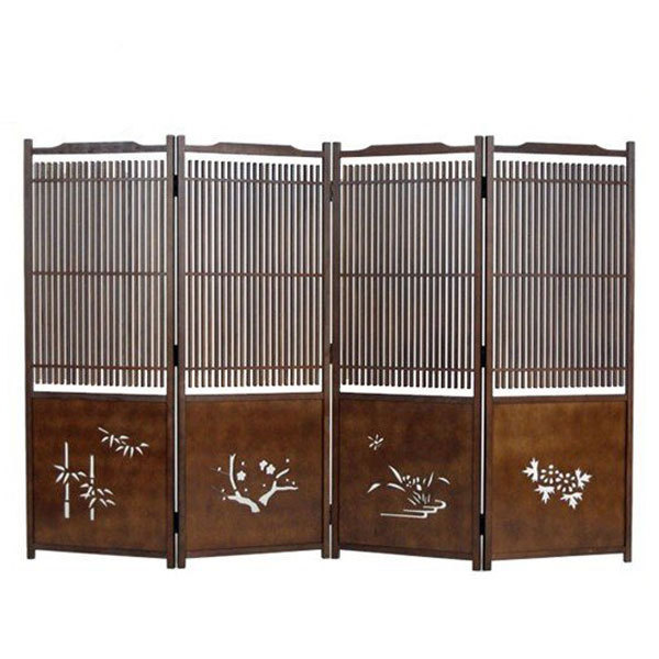  partitioning screen Japanese style folding screen peace . partition 4 ream partition stylish divider furniture wooden high class made in Japan domestic production 