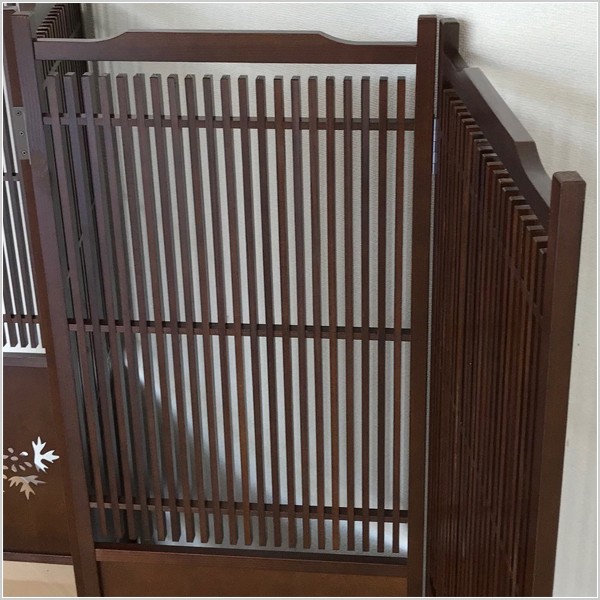  partitioning screen Japanese style folding screen peace . partition 4 ream partition stylish divider furniture wooden high class made in Japan domestic production 