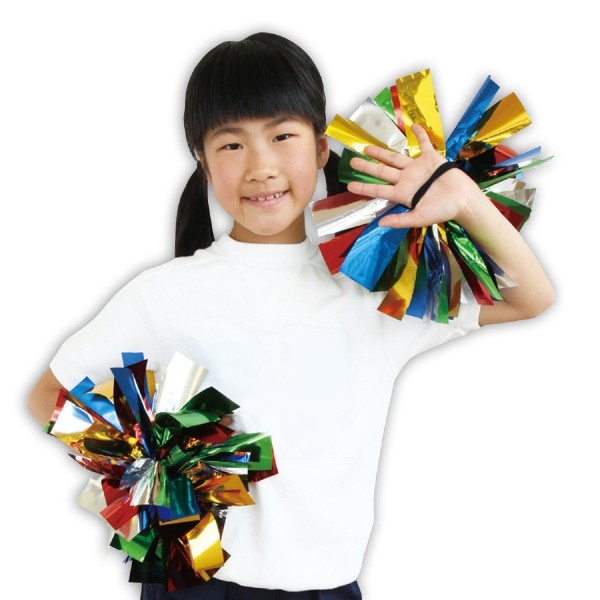 a- Tec hands free Cheer pompon Gold серебряный 9008