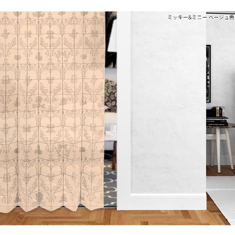 summer taking before others accordion curtain divider 85×180 Disney noren Noren curtain stylish eyes .. Mickey minnie Pooh 