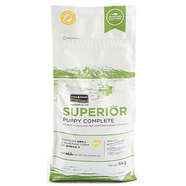 フィッシュ4 FISH4DOGS スーペリア パピー 6kg×1個 ドッグフード ドライフードの商品画像